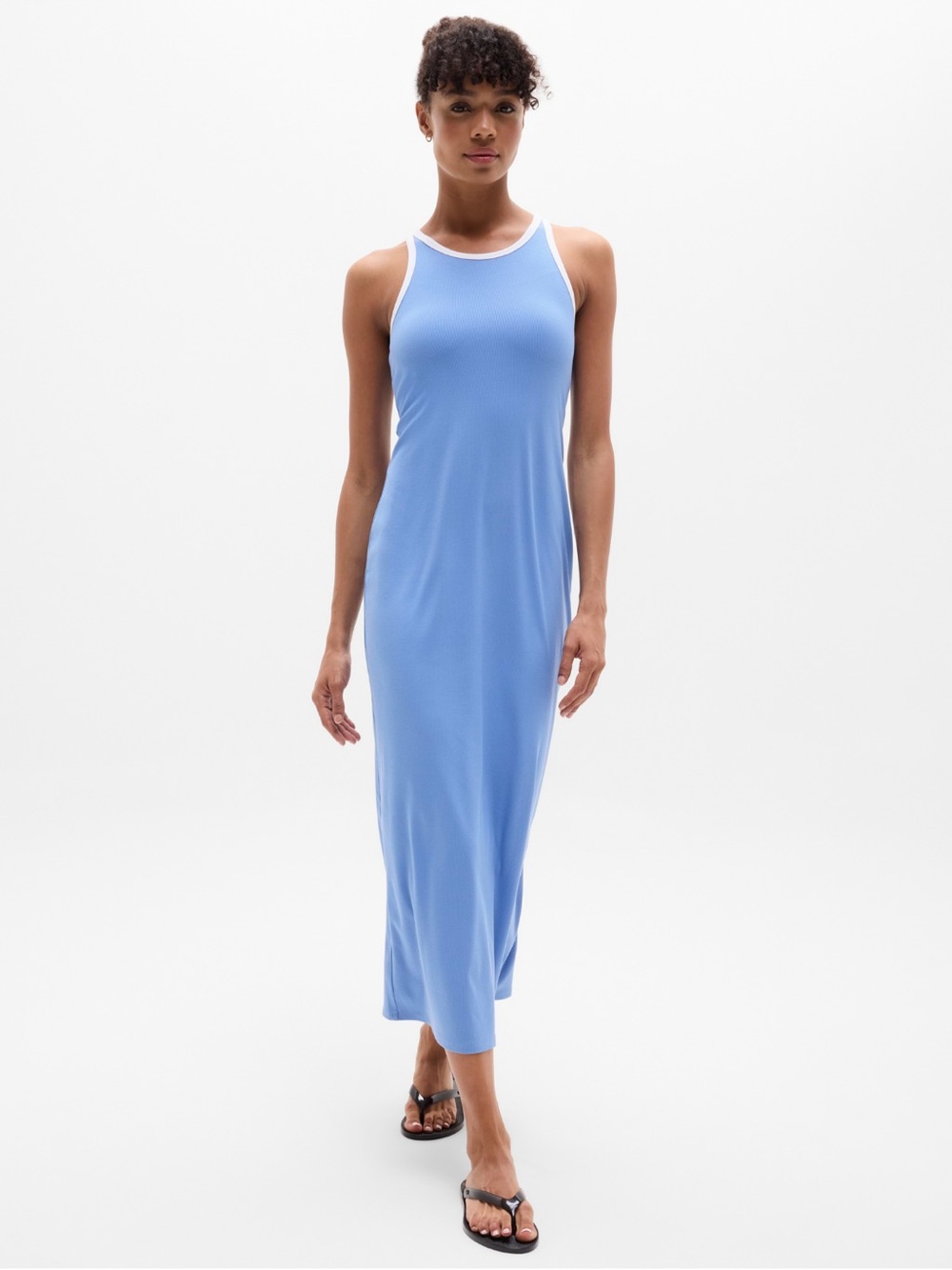 Athleta Signature Rib Sleeveless Maxi Dress - Women's Small